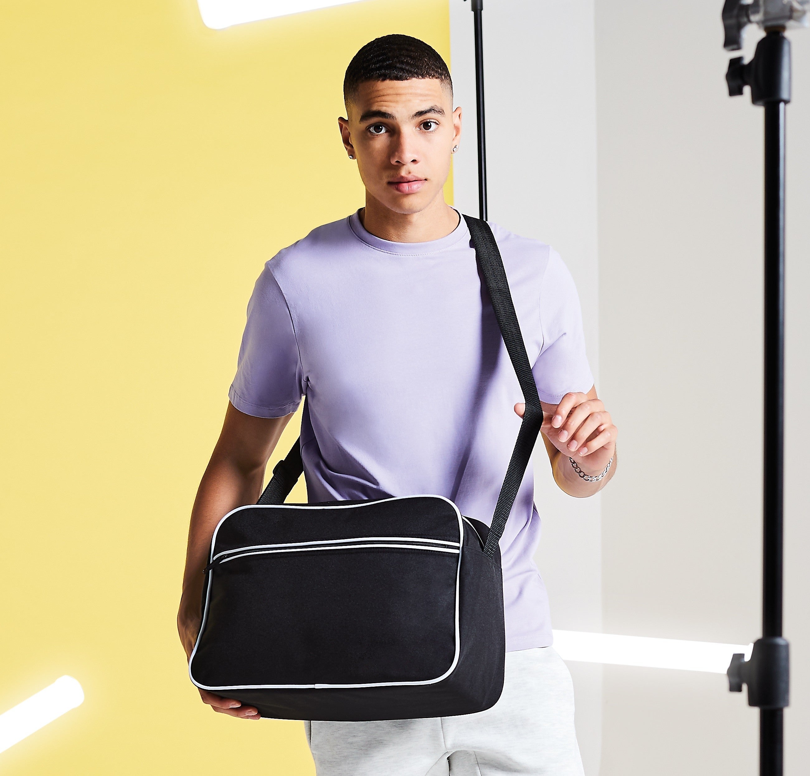 Retro Shoulder Bag | BURGUNDY/SAND