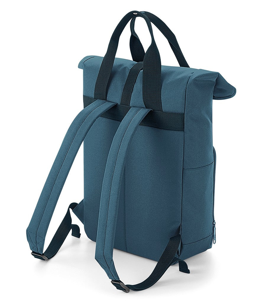 Twin Handle Roll-Top Backpack | BLUSH PINK