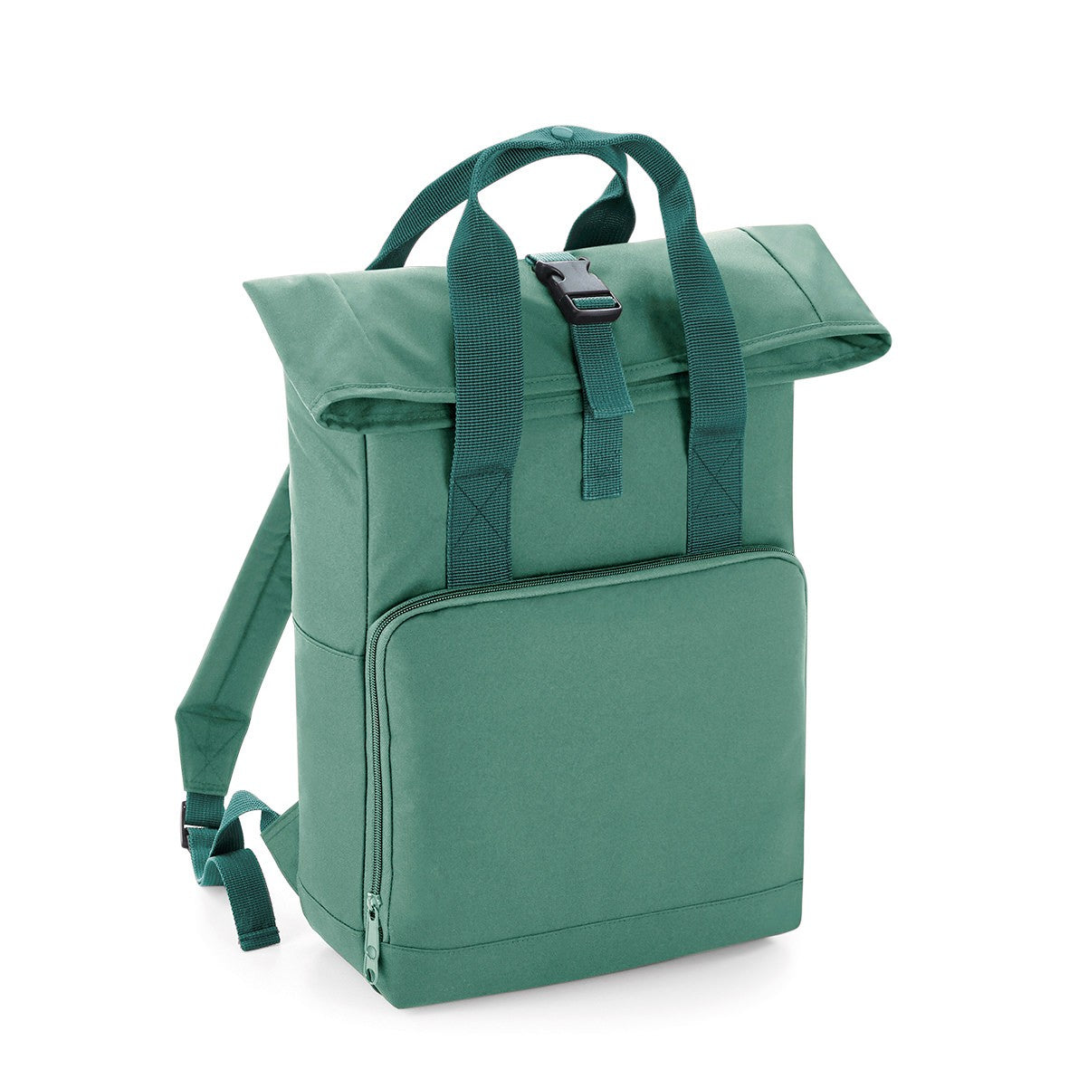 Twin Handle Roll-Top Backpack | SAGE GREEN