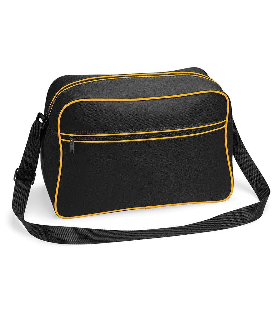 Retro Shoulder Bag | BLACK/GOLD