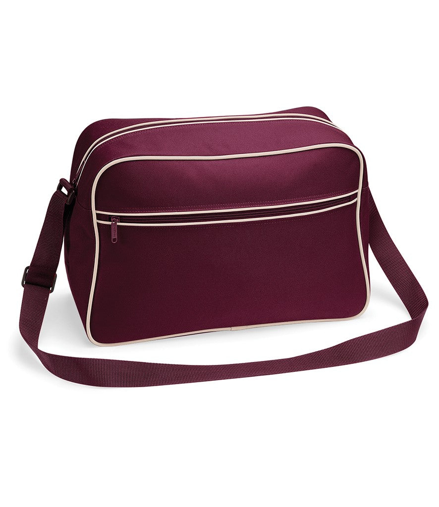 Retro Shoulder Bag | BURGUNDY/SAND