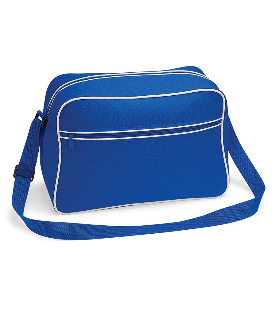 Retro Shoulder Bag | BRIGHT ROYAL/WHITE