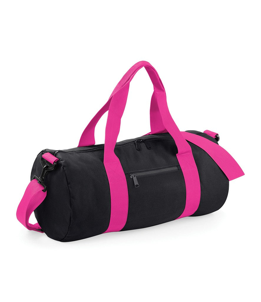 Original Barrel Bag | BLACK/FUCHSIA