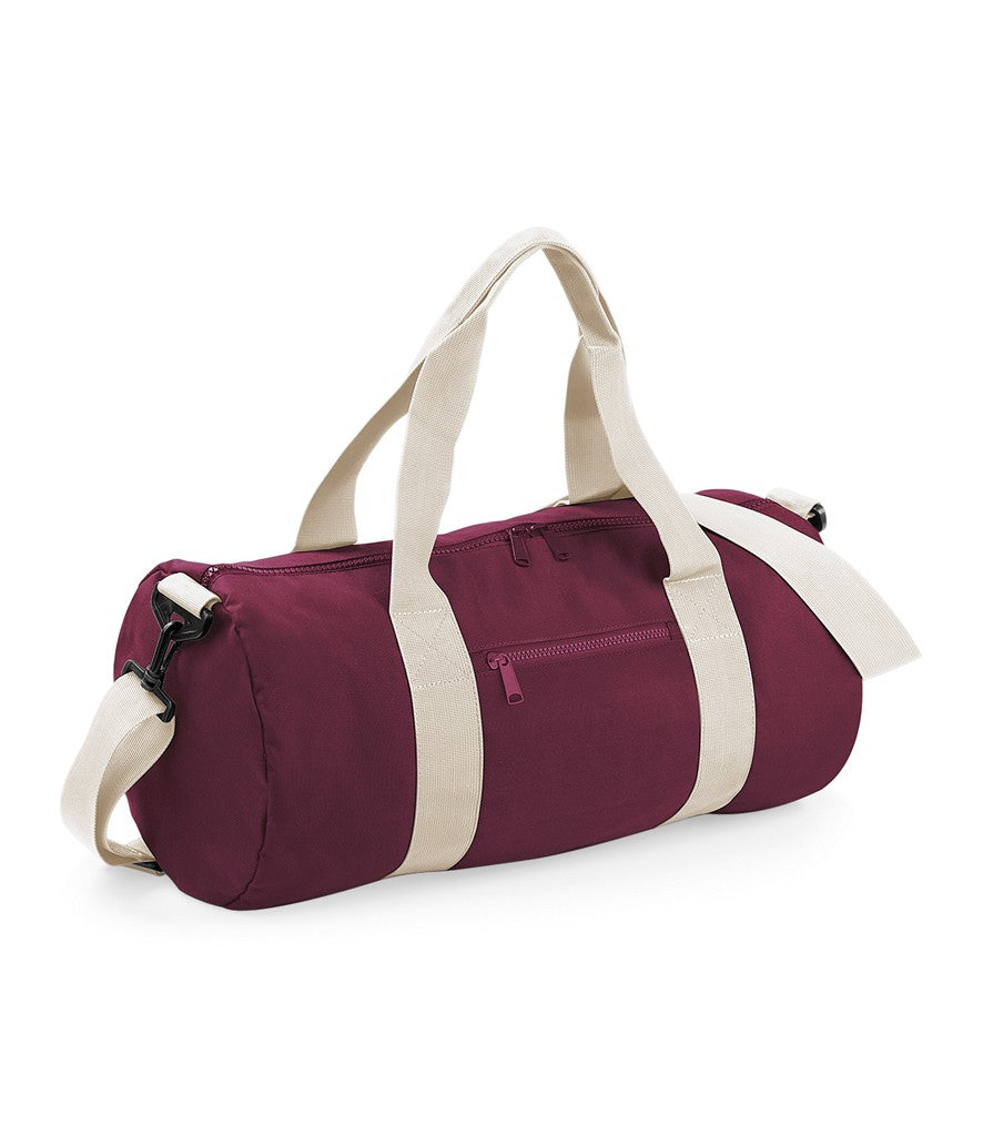 Original Barrel Bag | BURGUNDY/OFF WHITE