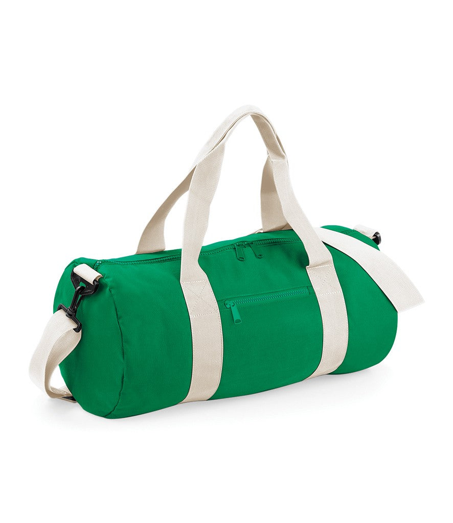 Original Barrel Bag | KELLY GREEN/OFF WHITE