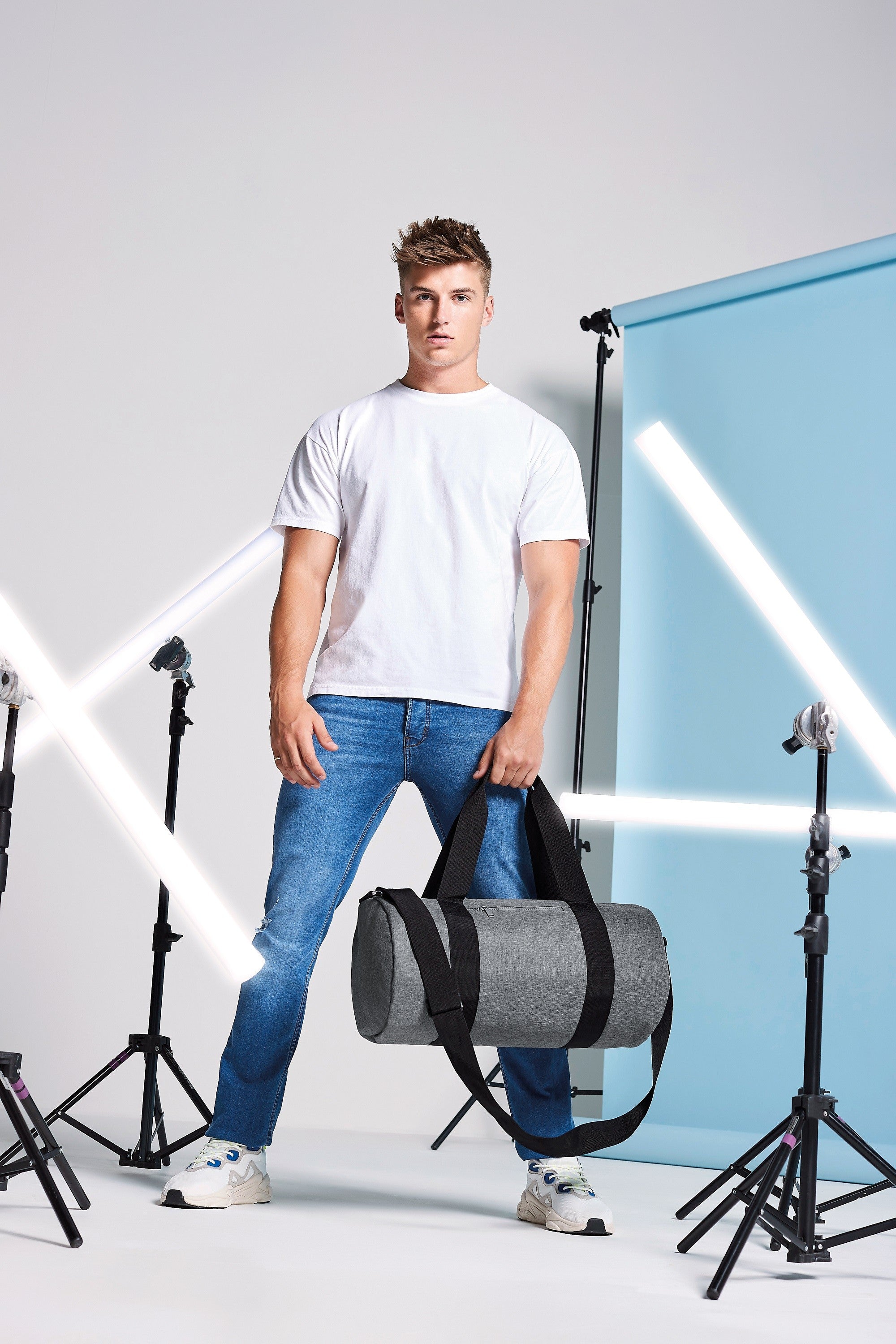 Original Barrel Bag | GREY MARL/ BLACK