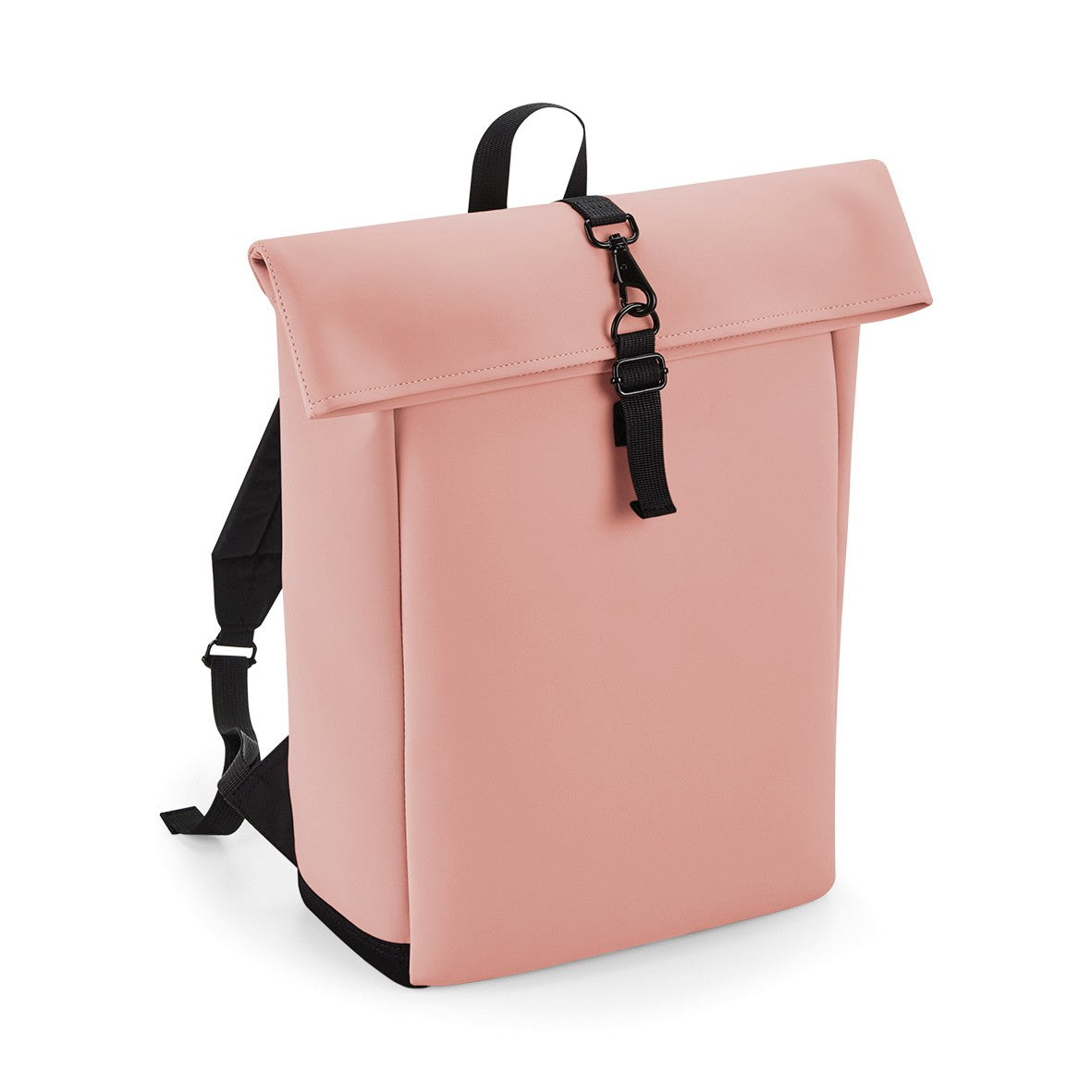 Matte PU Rolltop Backpack | CLAY