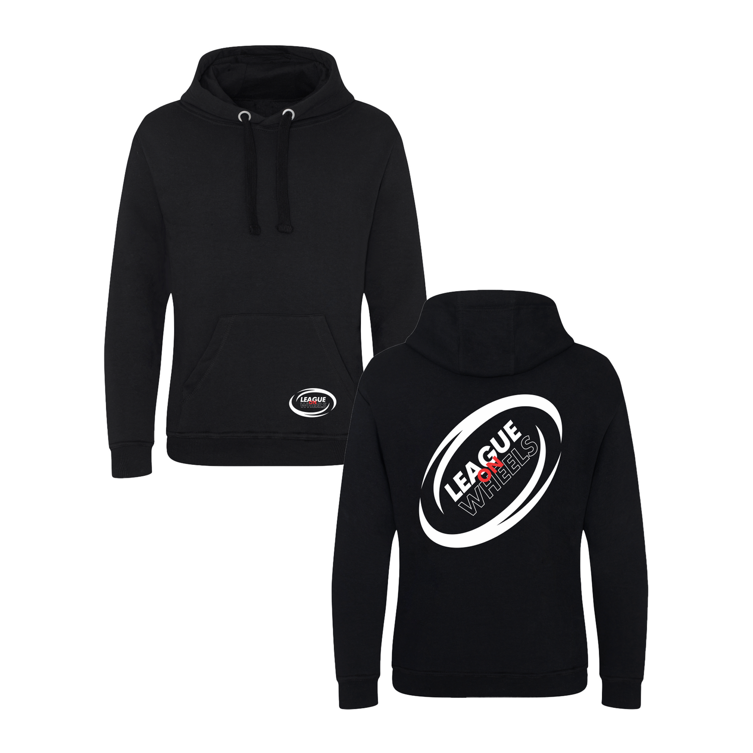 League on Wheels Hoodie | JET BLACK