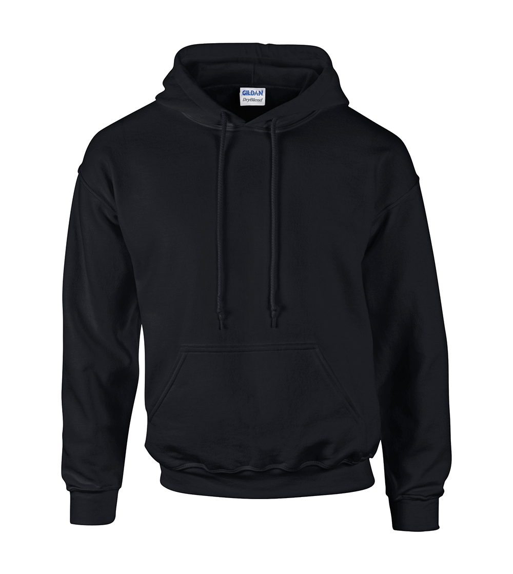 Ultra Blend Adult Hooded Sweatshirt | BLACK