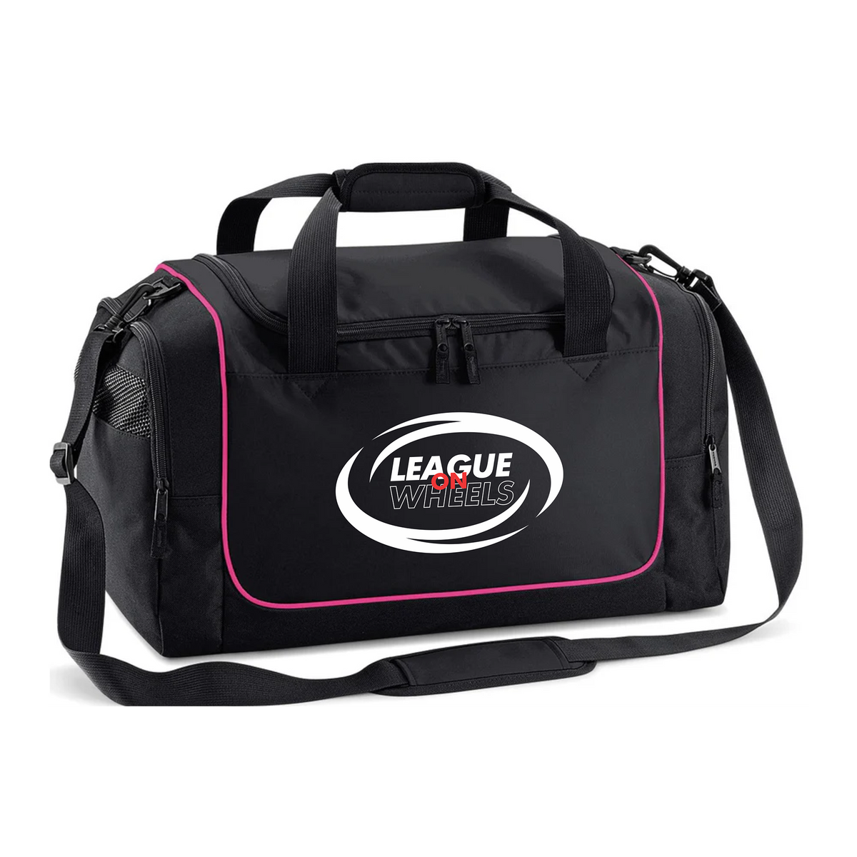 League on Wheels Sports Bag | BLACK/FUCHSIA