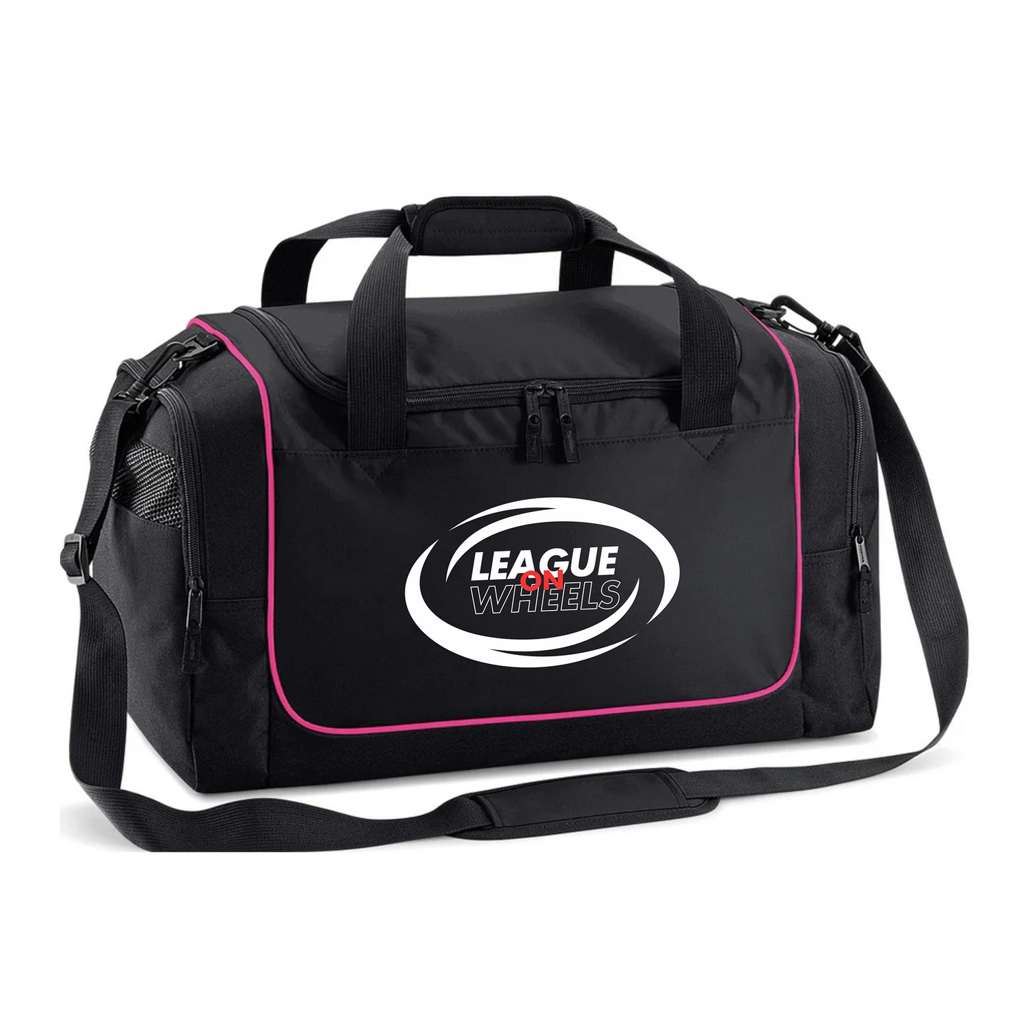 League on Wheels Sports Bag | BLACK/FUCHSIA