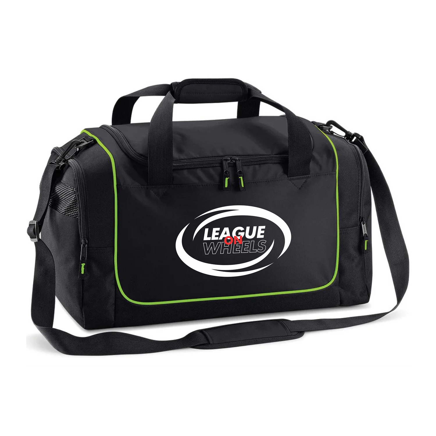 League on Wheels Sports Bag | BLACK/LIME GREEN