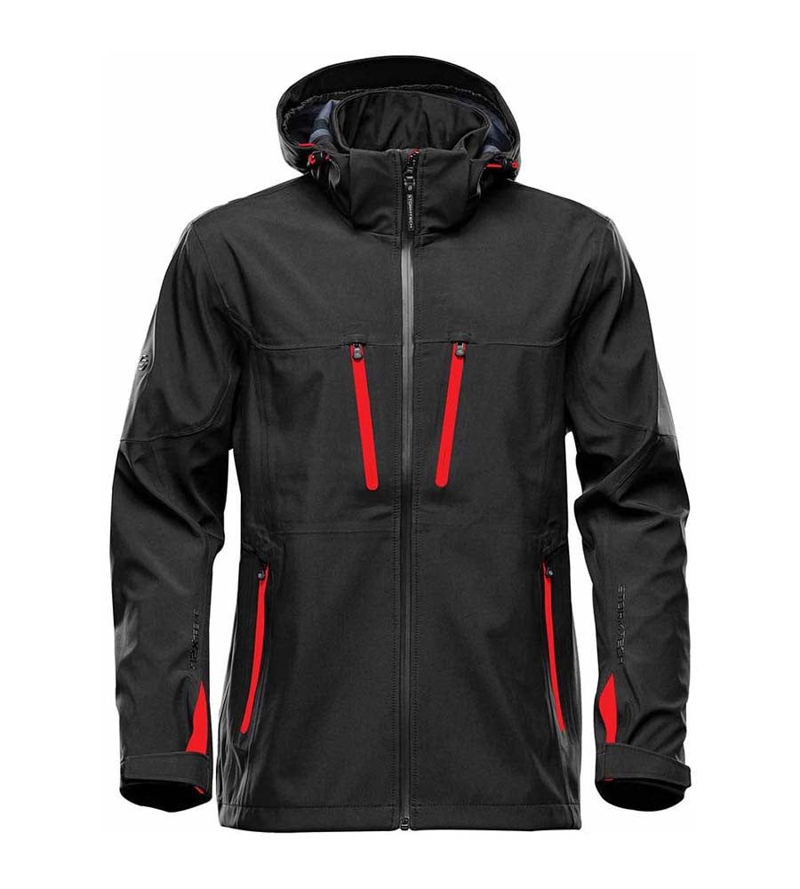 Patrol Technical Softshell Jacket | BLACK/RED