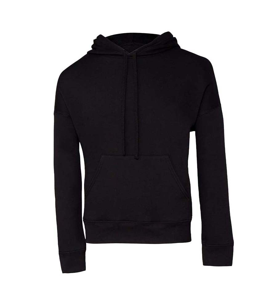 Unisex Sponge Fleece Pullover Hoodie | BLACK