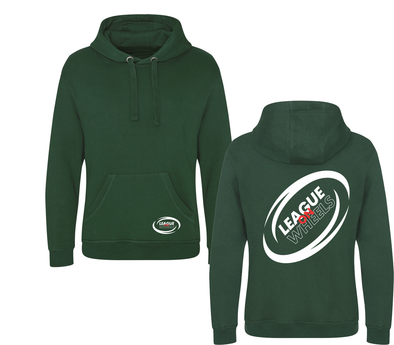 League on Wheels Hoodie | CHARCOAL