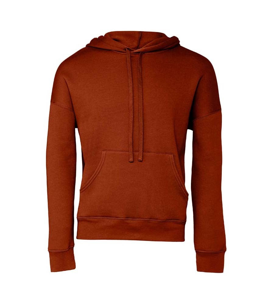 Unisex Sponge Fleece Pullover Hoodie | BRICK