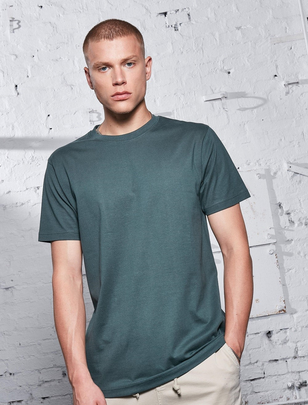 T-Shirt Round Neck | FOREST GREEN