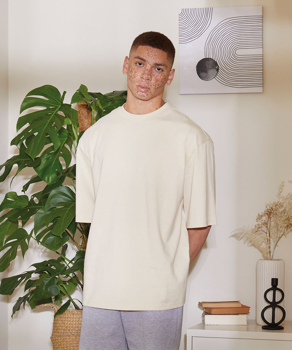 Oversized Sleeve Tee | WHITE
