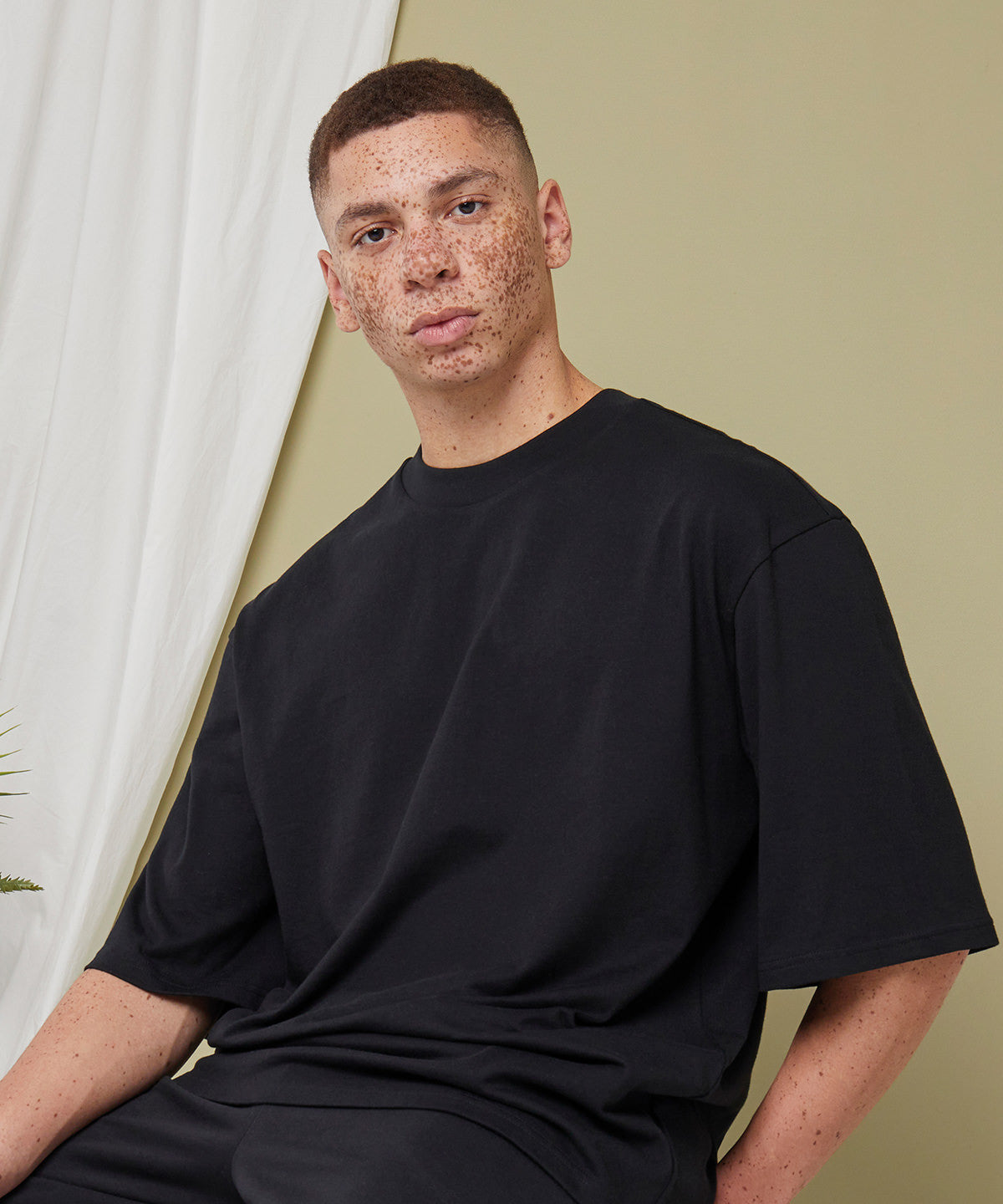 Oversized Sleeve Tee | BLACK