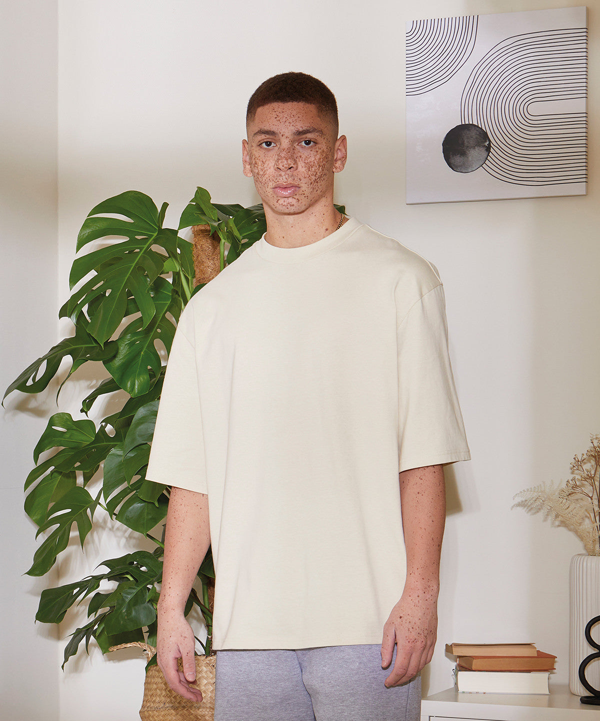 Oversized Sleeve Tee | SAND