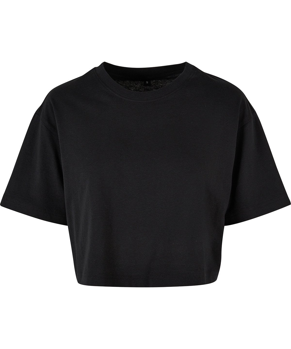 Ladies short oversized tee | BLACK
