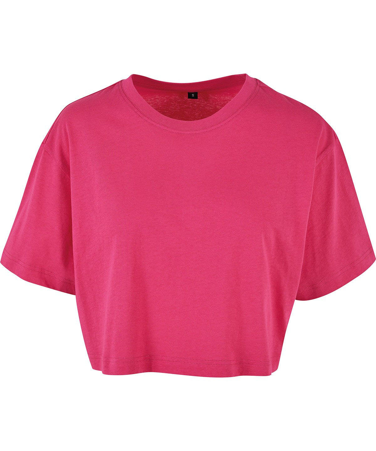 Ladies short oversized tee | HIBISKUS PINK
