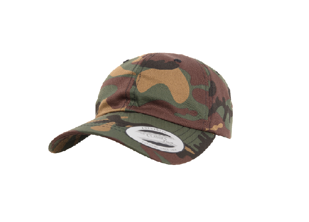 6-panel Cap With Buckle | GREEN CAMO