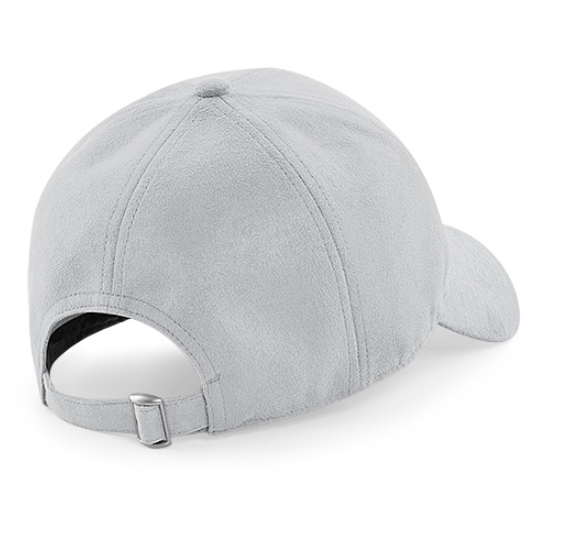 Faux Suede 6 Panel Cap | BLACK