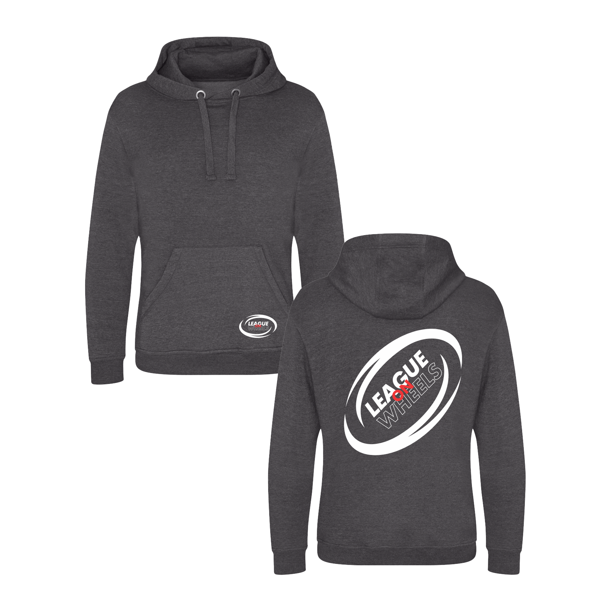 League on Wheels Hoodie | HEATHER