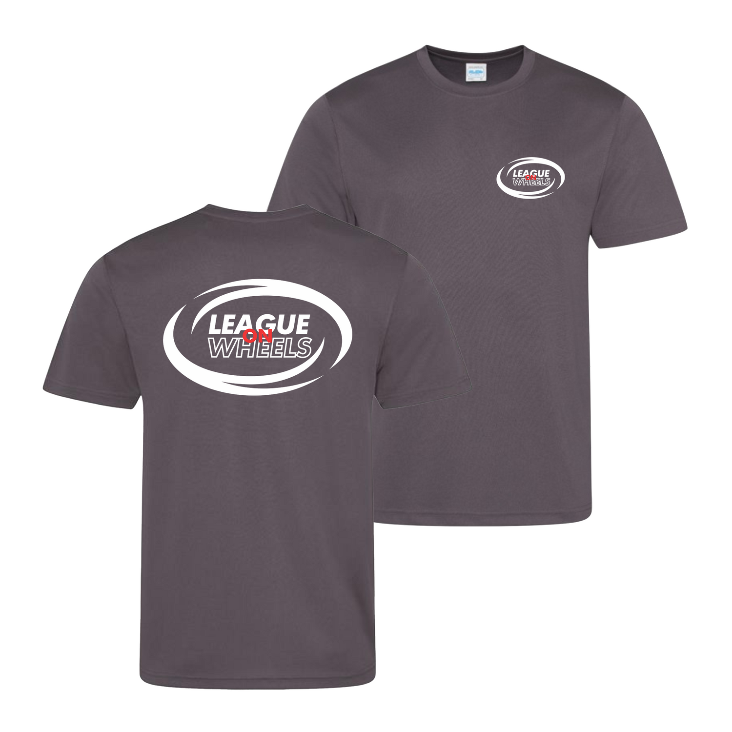 League on Wheels Kids T-Shirt | CHARCOAL