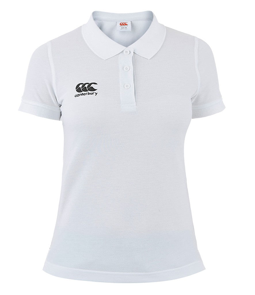 Canterbury Ladies Waimak Pique Polo Shirt | WHITE