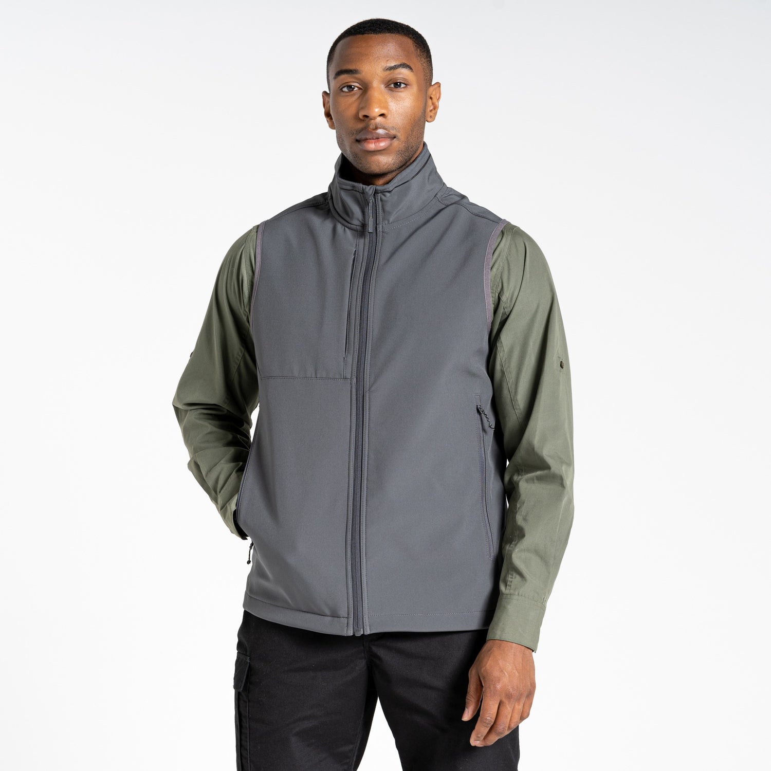 Expert Basecamp Softshell Bodywarmer | CARBON GREY
