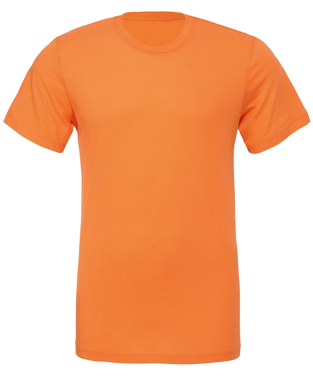 Unisex Jersey Crew Neck T-Shirt | BURNT ORANGE