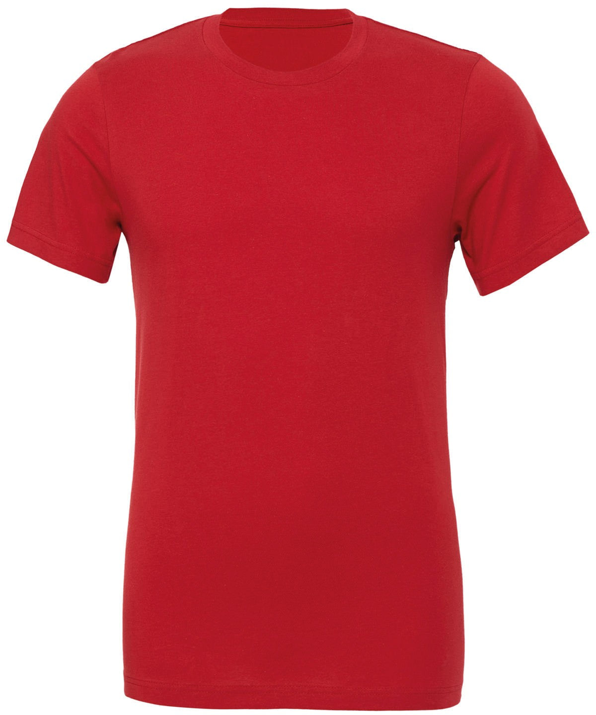 Unisex Jersey Crew Neck T-Shirt | CANVAS RED