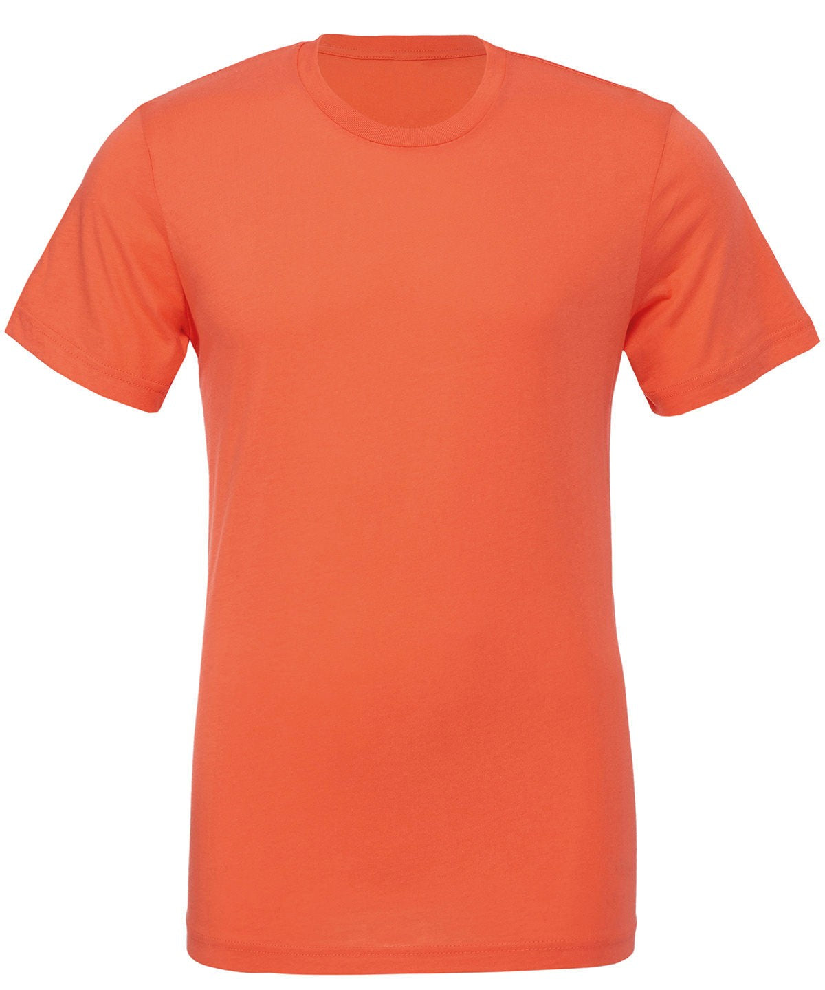 Unisex Jersey Crew Neck T-Shirt | CORAL