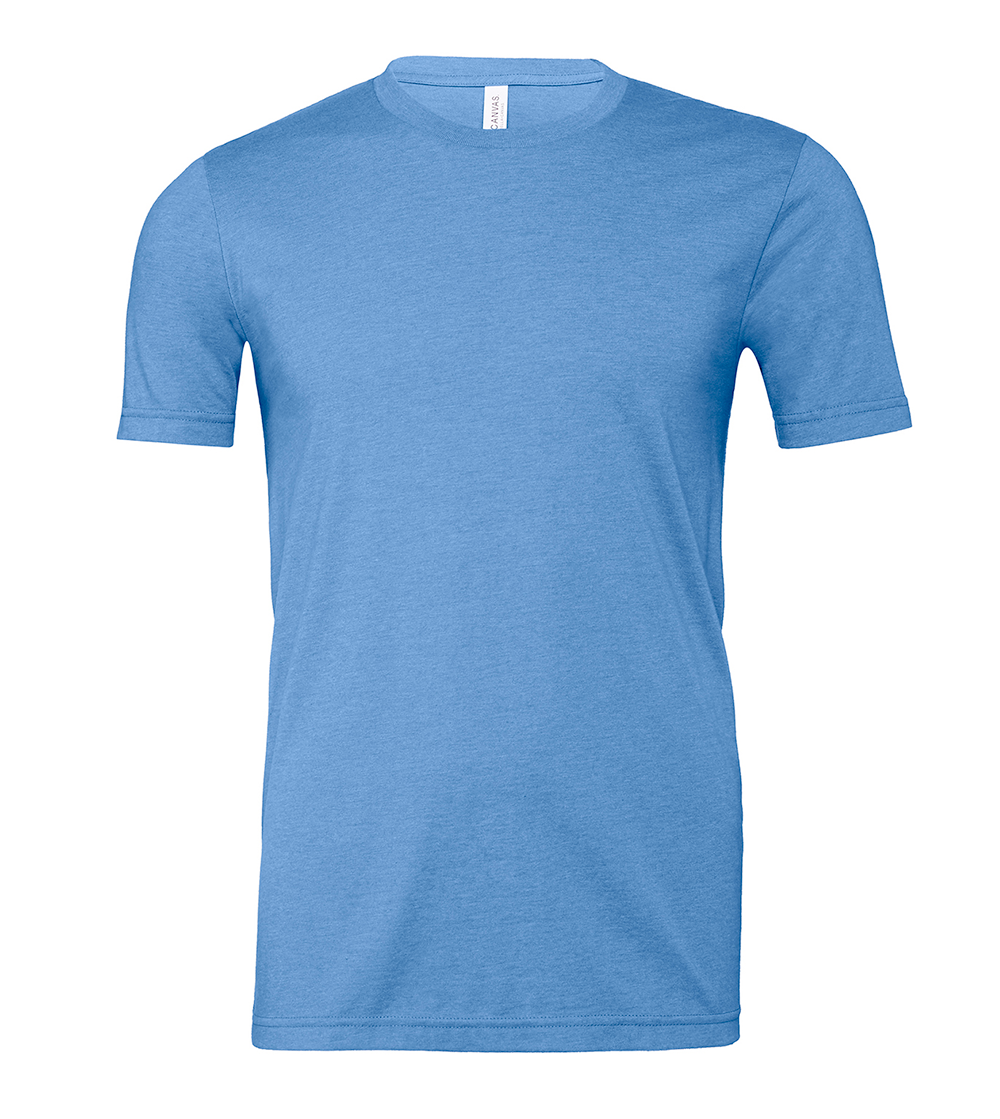 Unisex Heather Short Sleeve T-Shirt | HEATHER COLUMBIA BLUE