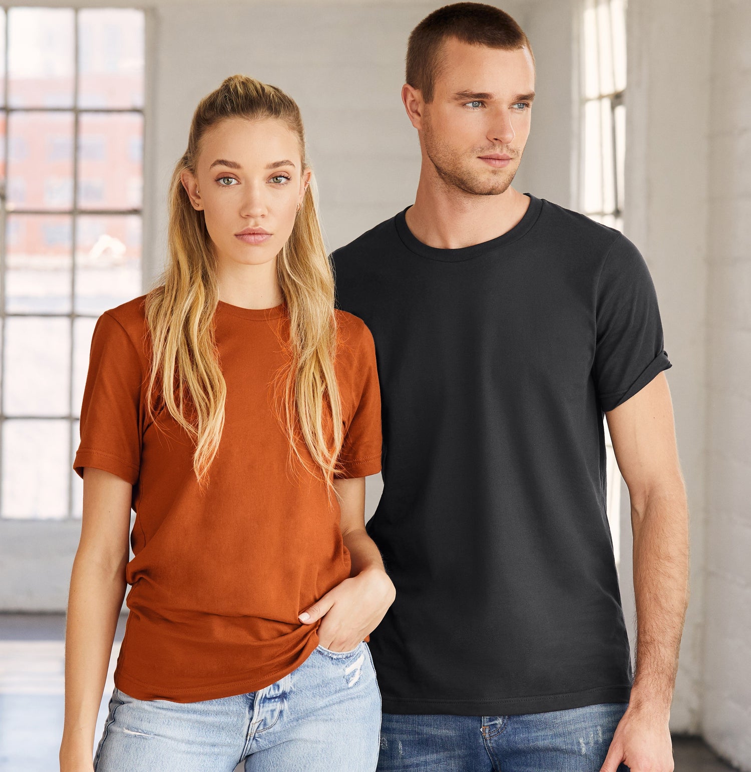 Unisex Jersey Crew Neck T-Shirt | ASPHALT