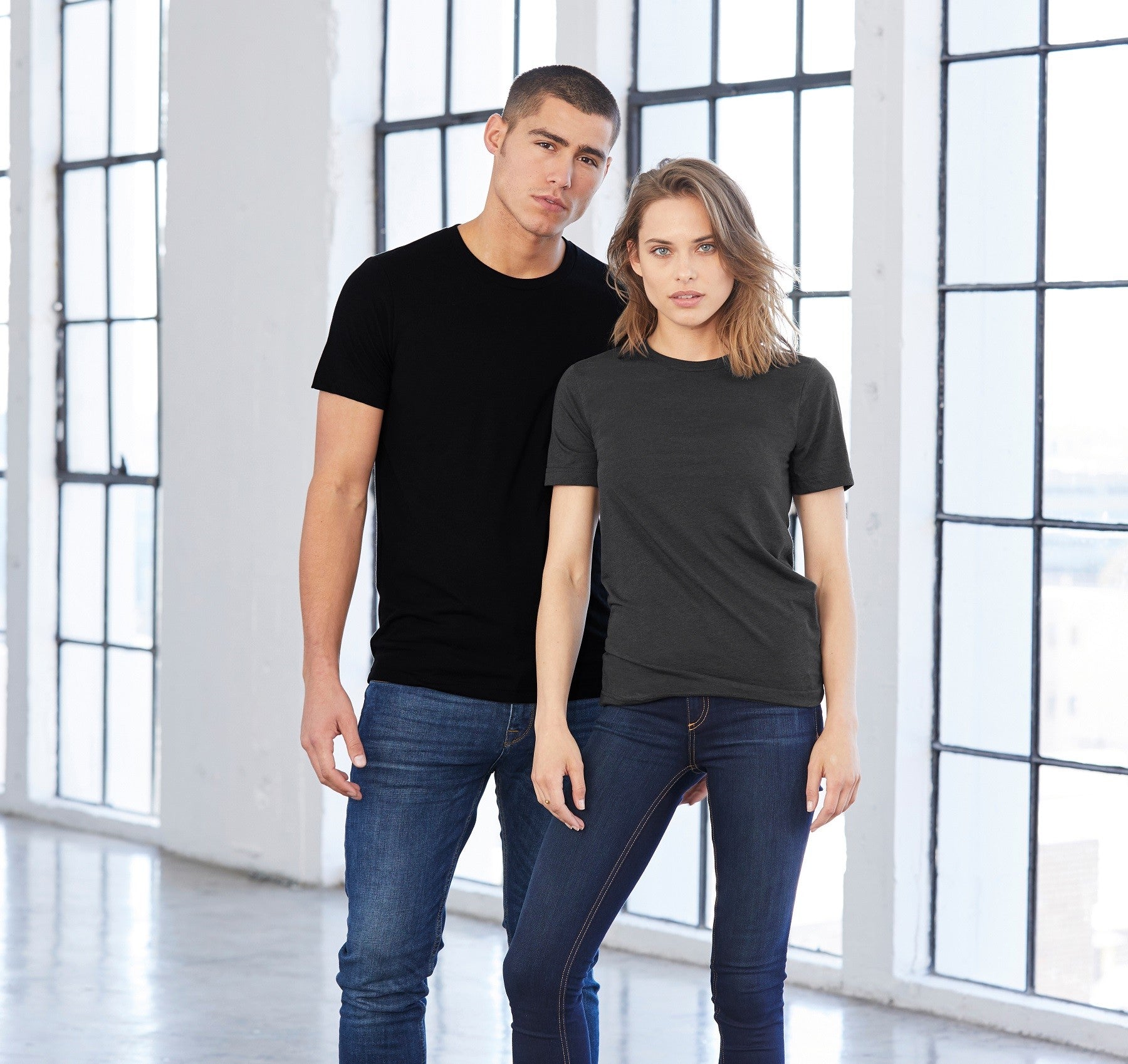 Tri-Blend Crew Neck T-Shirt | NAVY TRI-BLEND