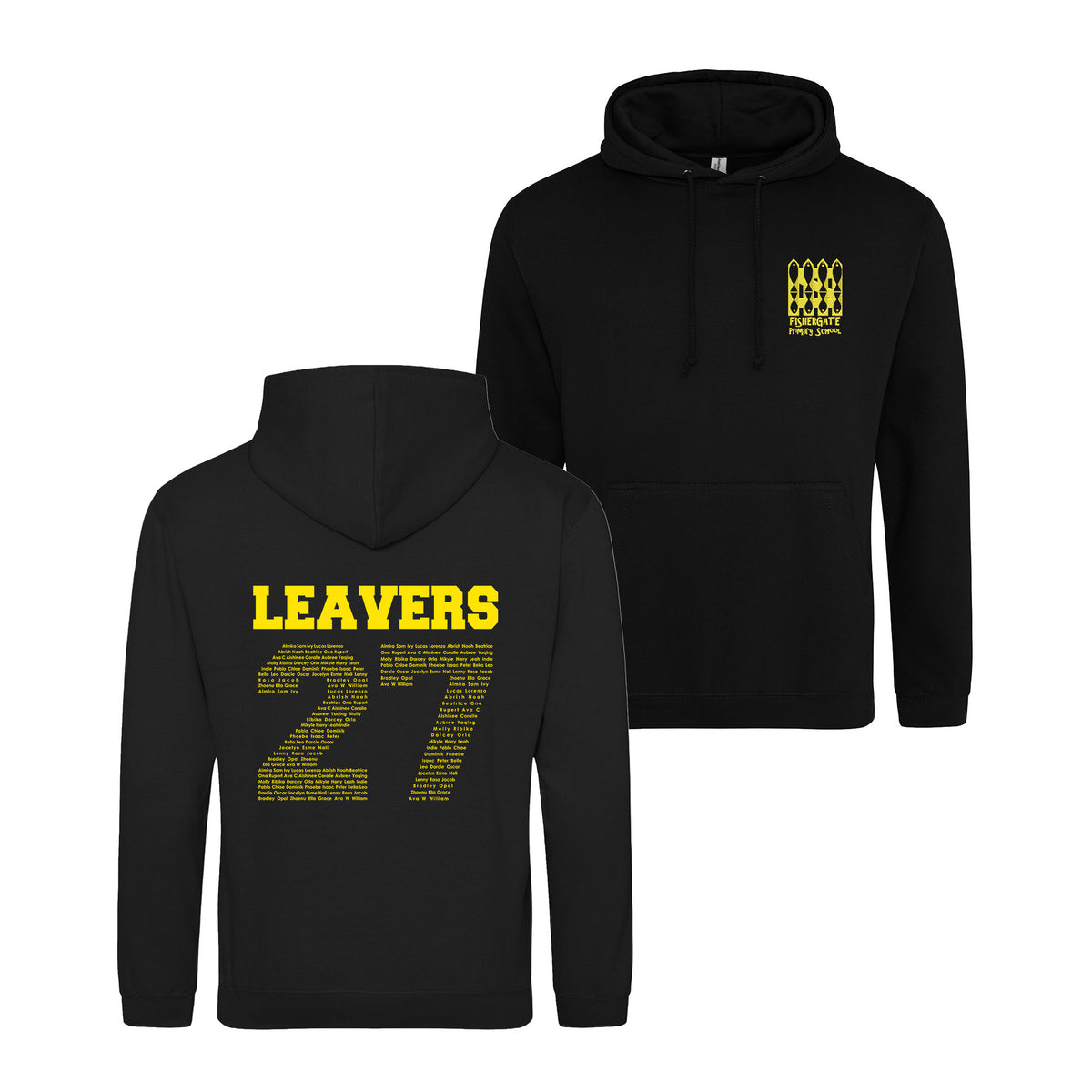 Fishergate School Leavers Hoodie | DEEP BLACK
