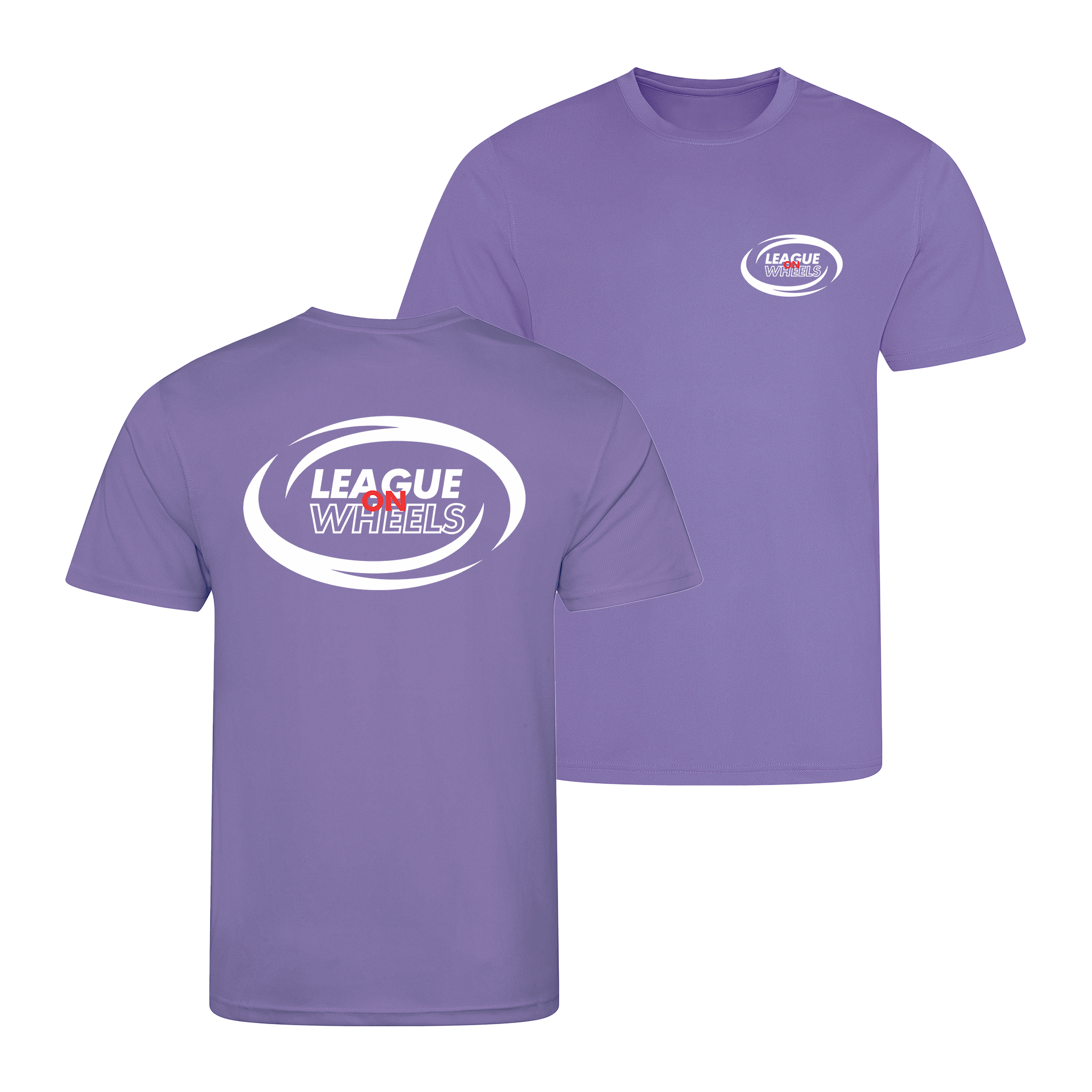 League on Wheels Kids T-Shirt | DIGITAL LAVENDER
