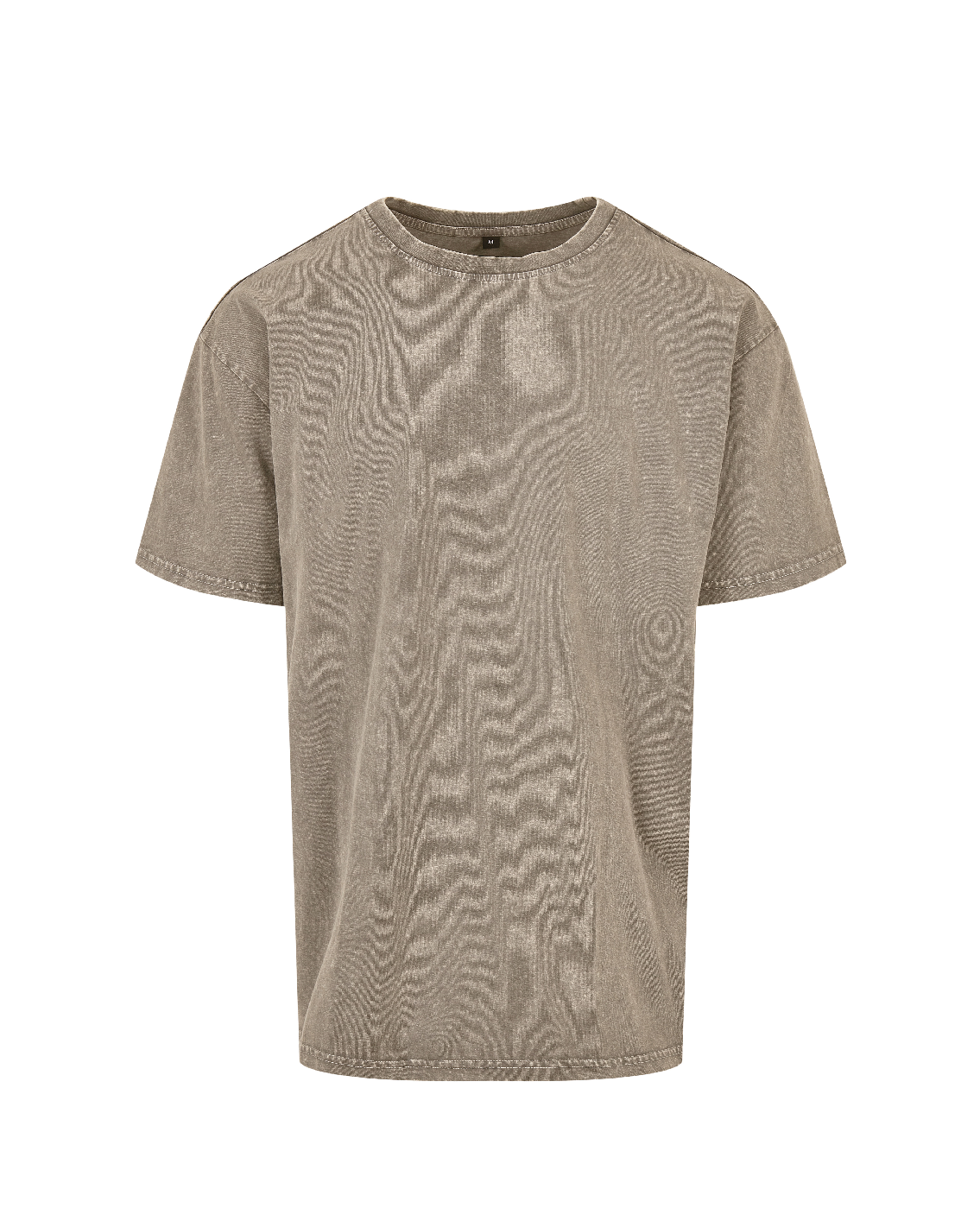 Acid Washed Heavy Oversized Tee | DARK KHAKI
