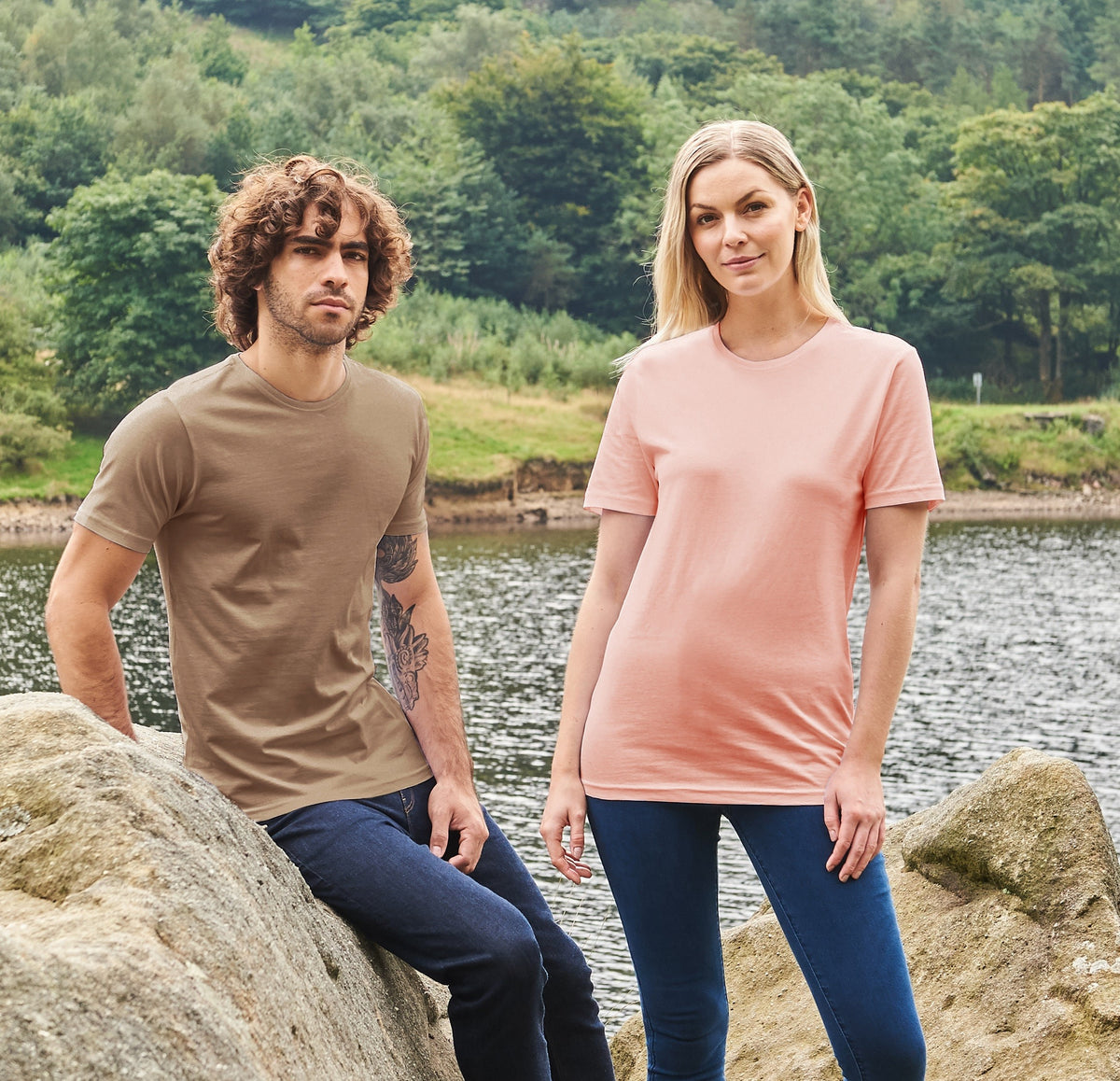 Cascades Organic T-Shirt | JET BLACK