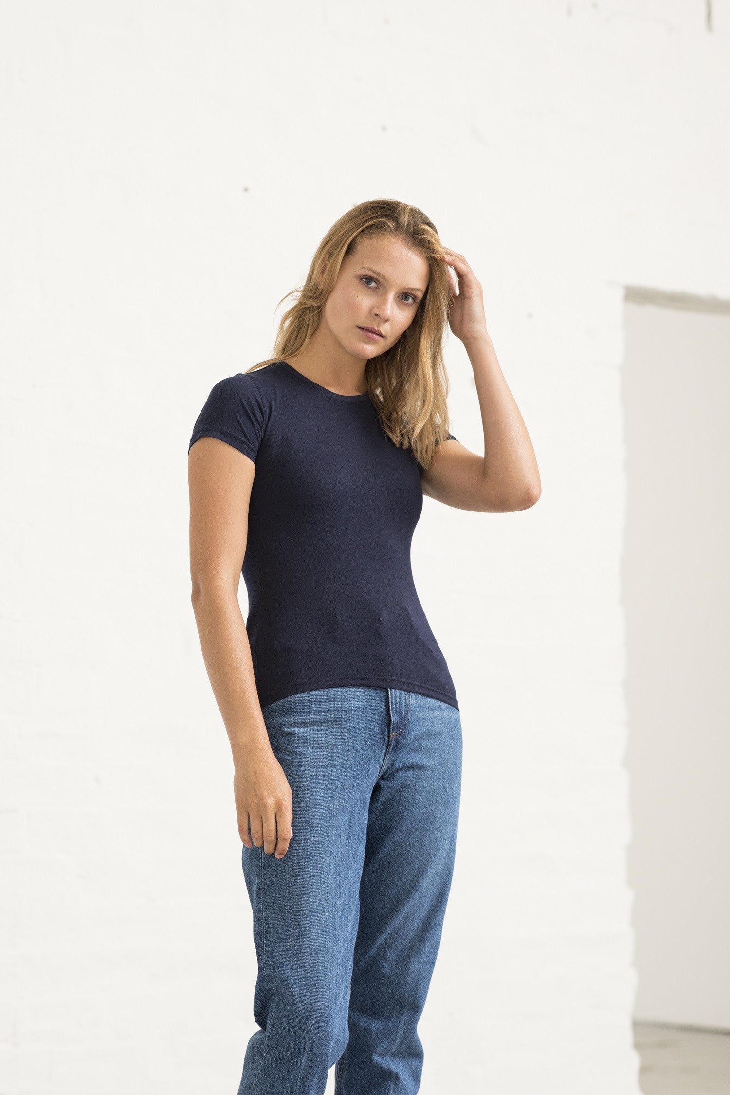 Cascades Organic Ladies T-Shirt | NAVY