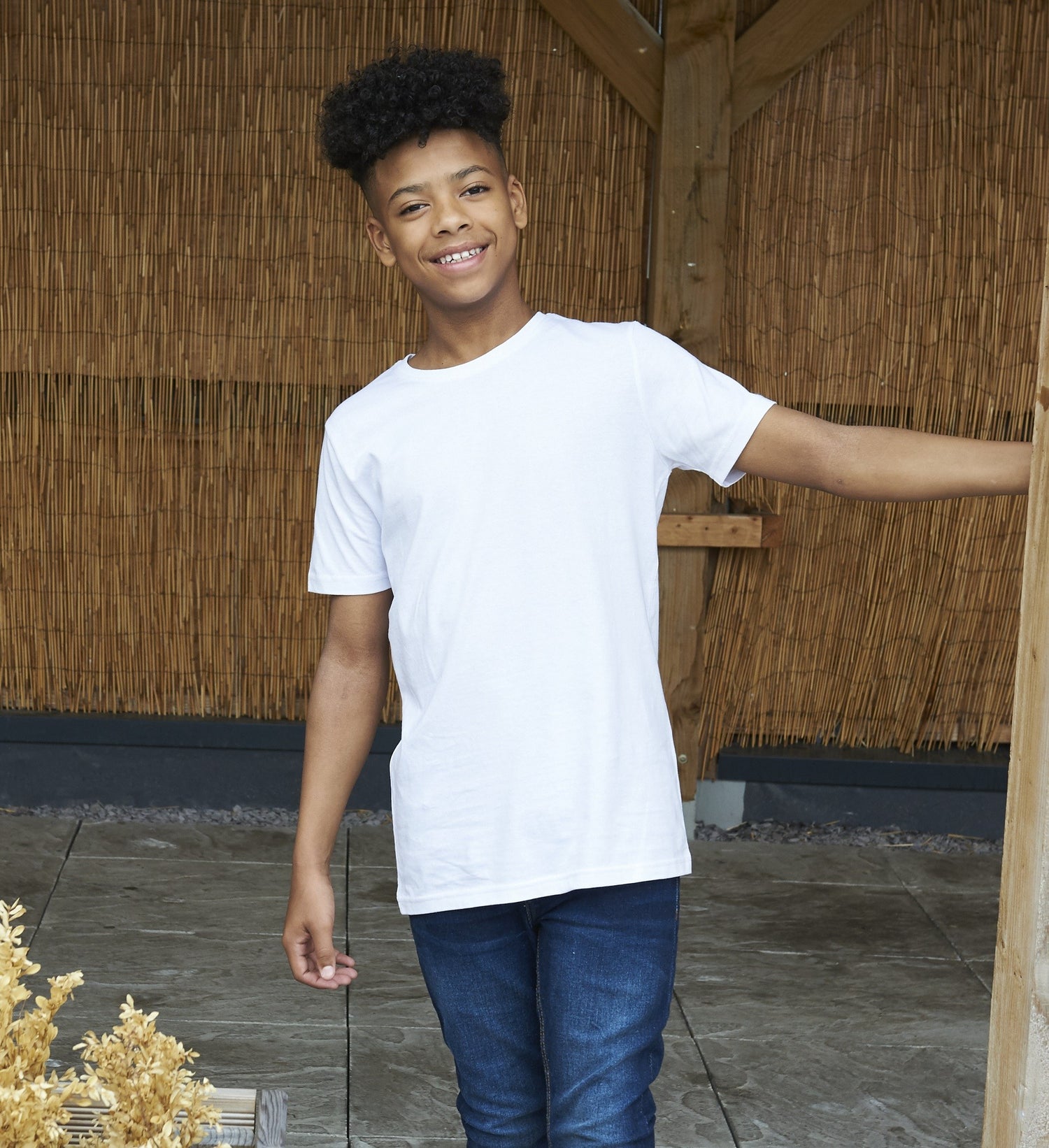 Kids Cascade Organic Tee | ARCTIC WHITE