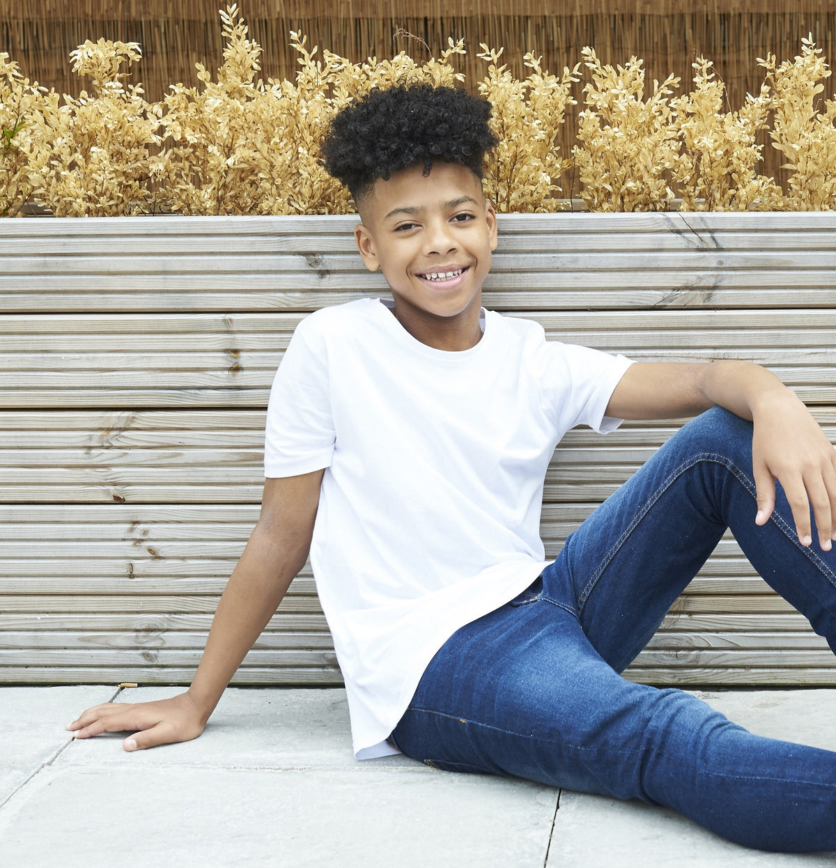 Kids Cascade Organic Tee | NAVY