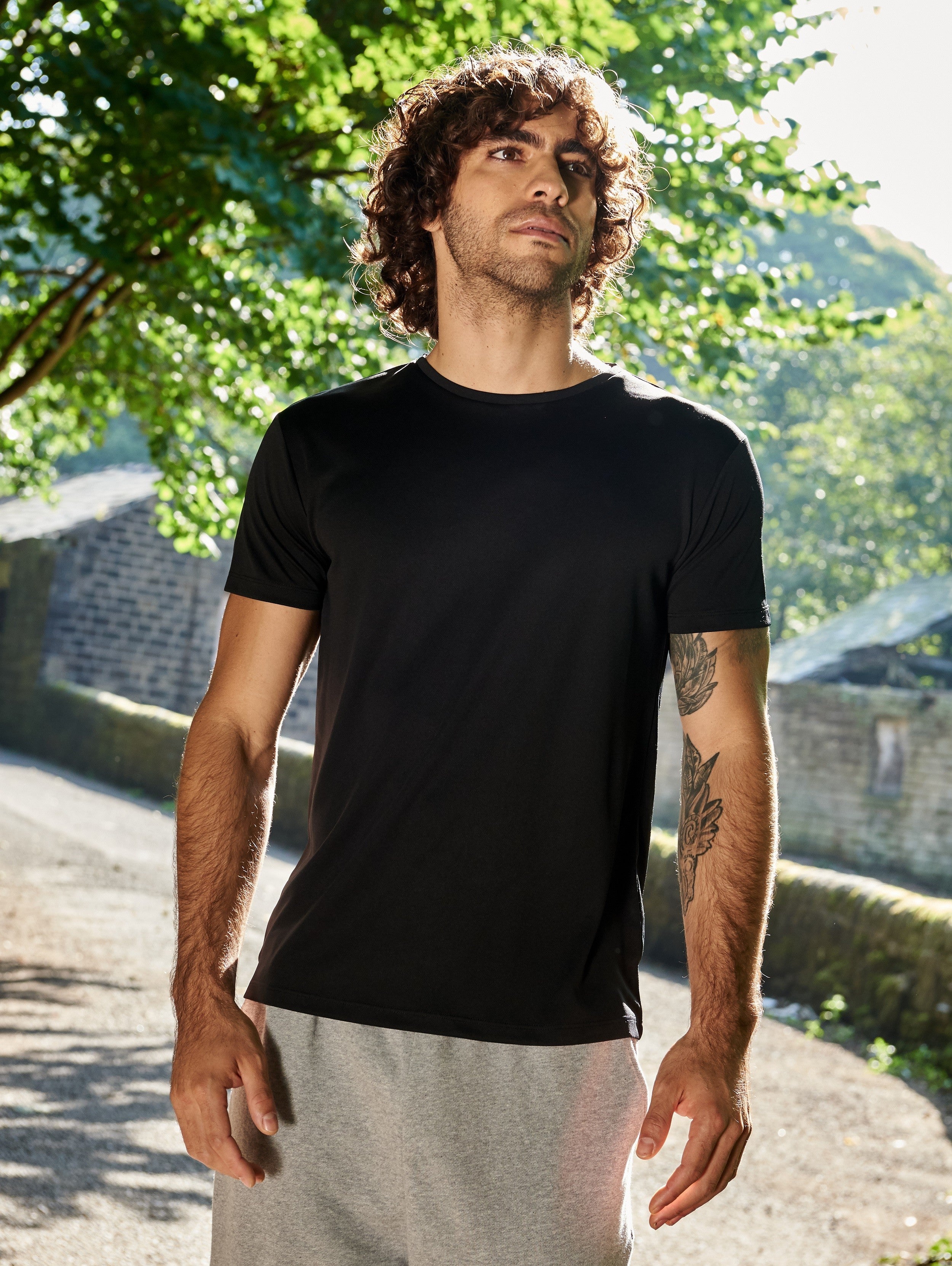 Ambaro Recycled Sports T-Shirt | FIRE RED