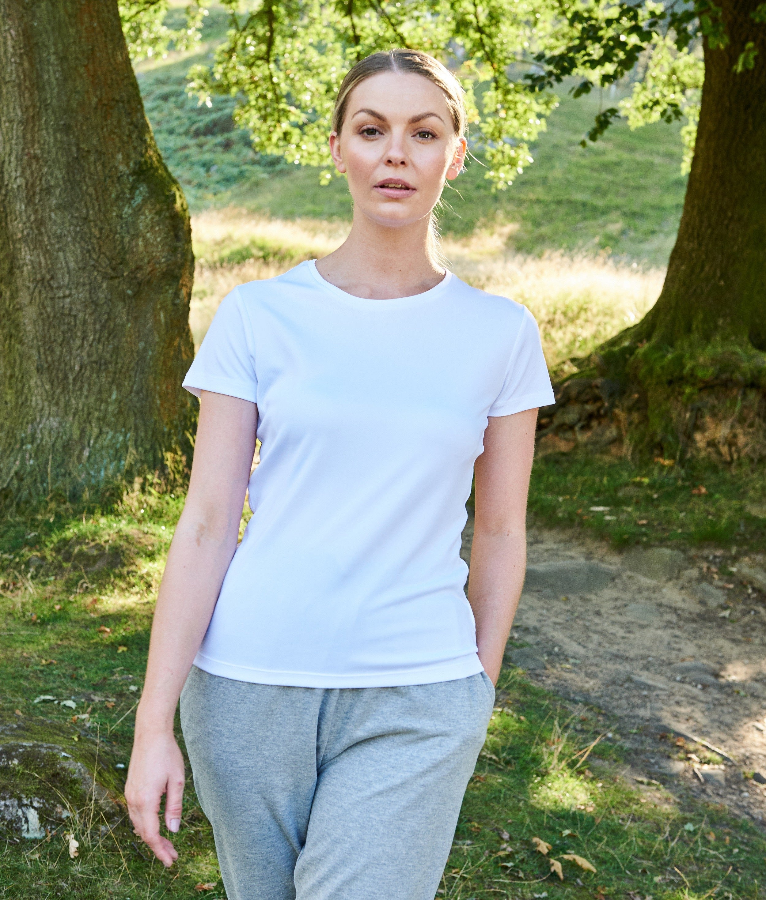 Ladies Ambaro Recycled Sports T-Shirt | FRENCH NAVY