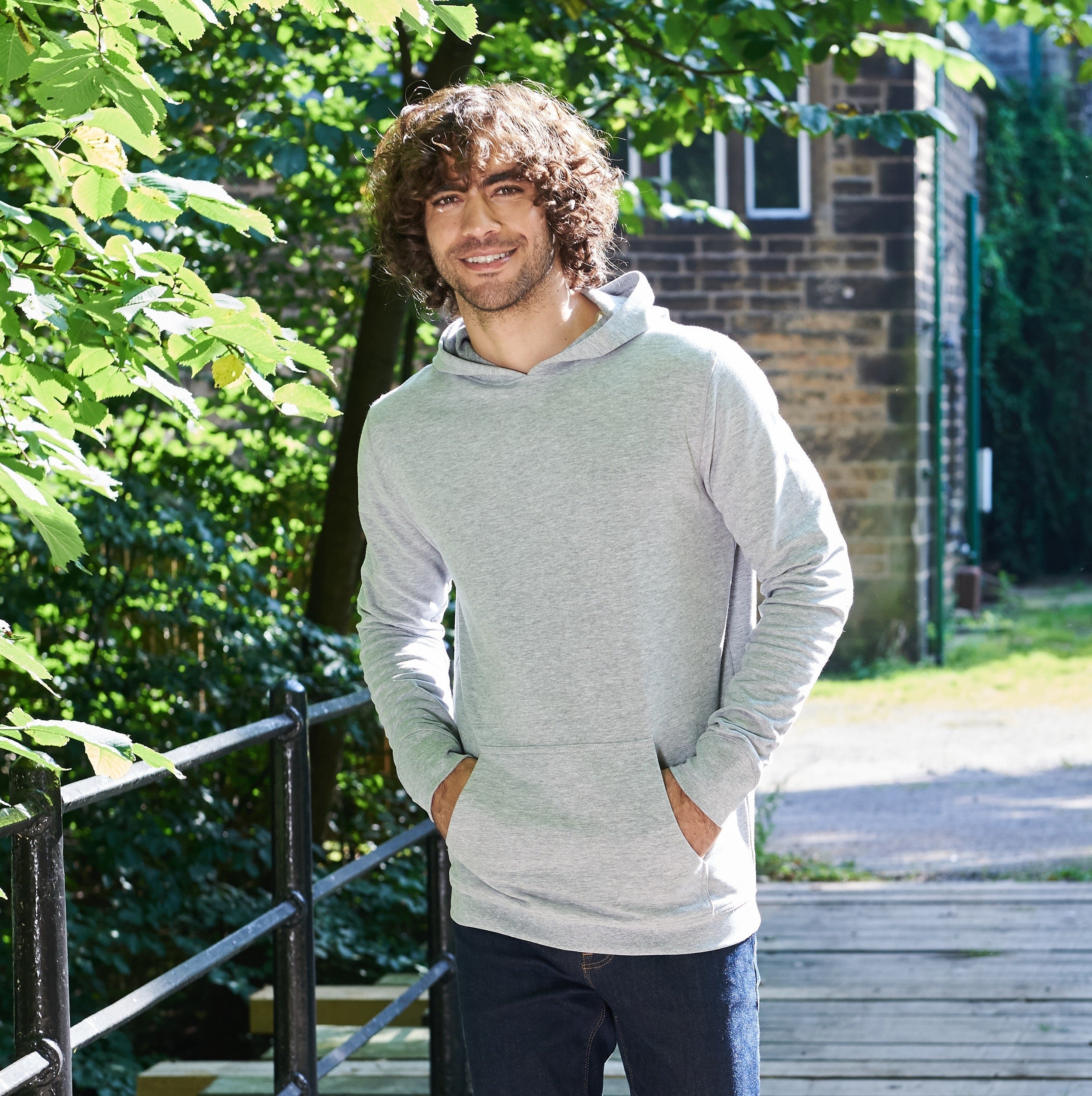 Corcovado Organic Hoodie | JET BLACK