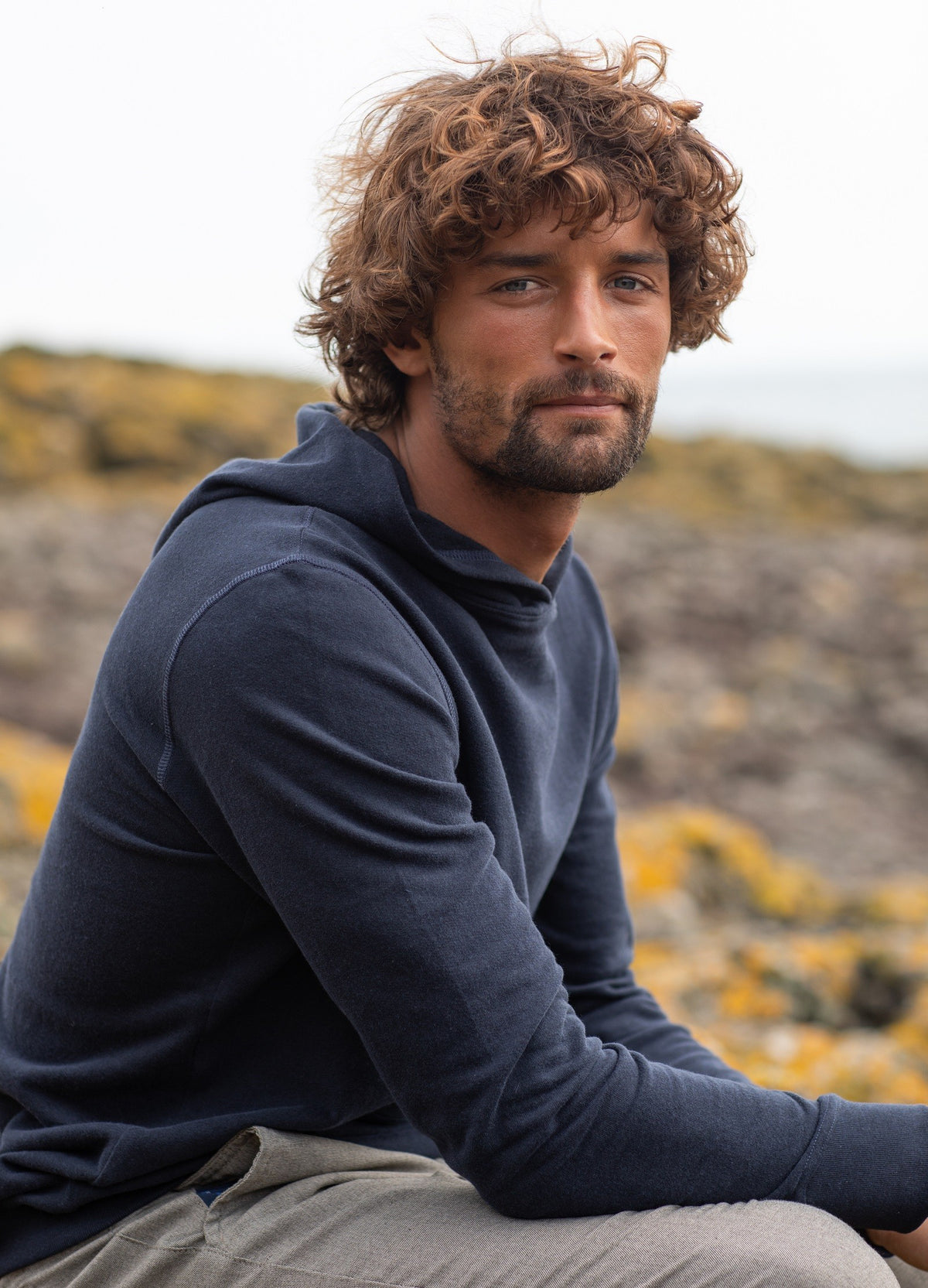 Corcovado Organic Hoodie | NAVY