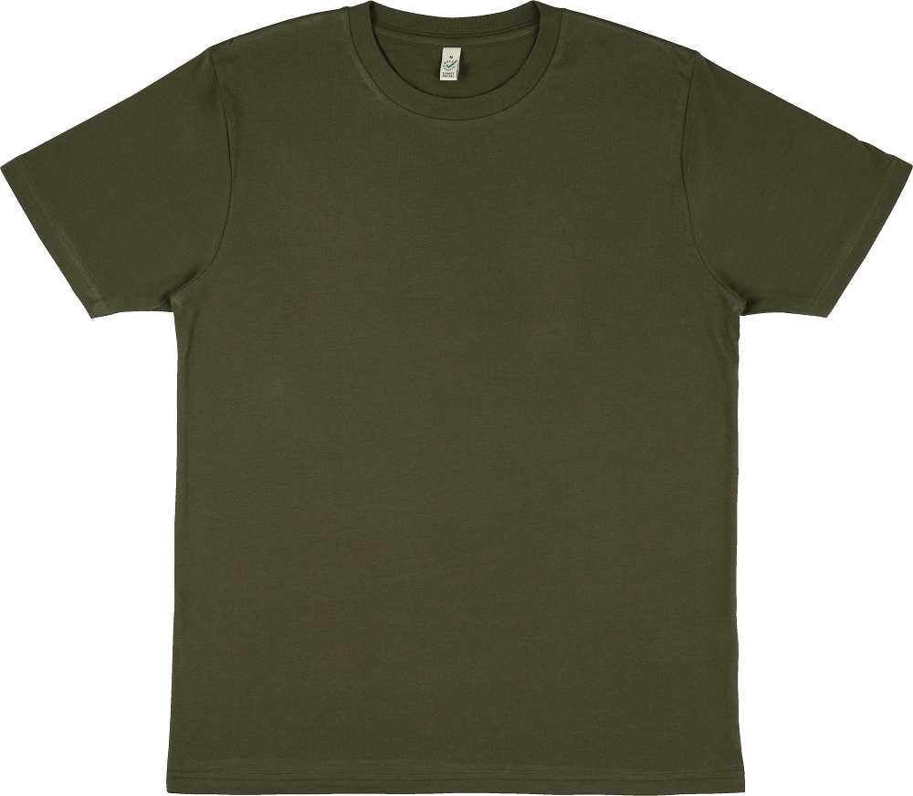 EarthPositive Unisex Classic Jersey T-Shirt | MOSS GREEN